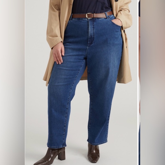 Universal Standard Denim - UNIVERSAL STANDARD ELLA STRAIGHT LEG JEANS 20 $128